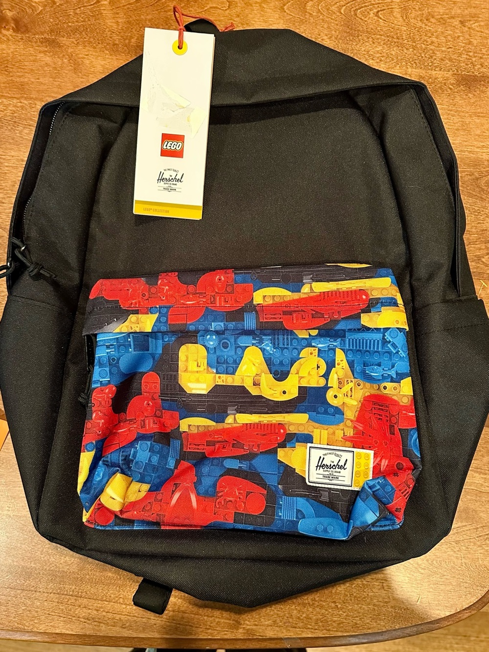 NWT-Herschel Supply Company X Lego Kids Backpack-W Front Pocket Retail $75